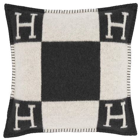 hermes h pillow|hermes pillows black and white.